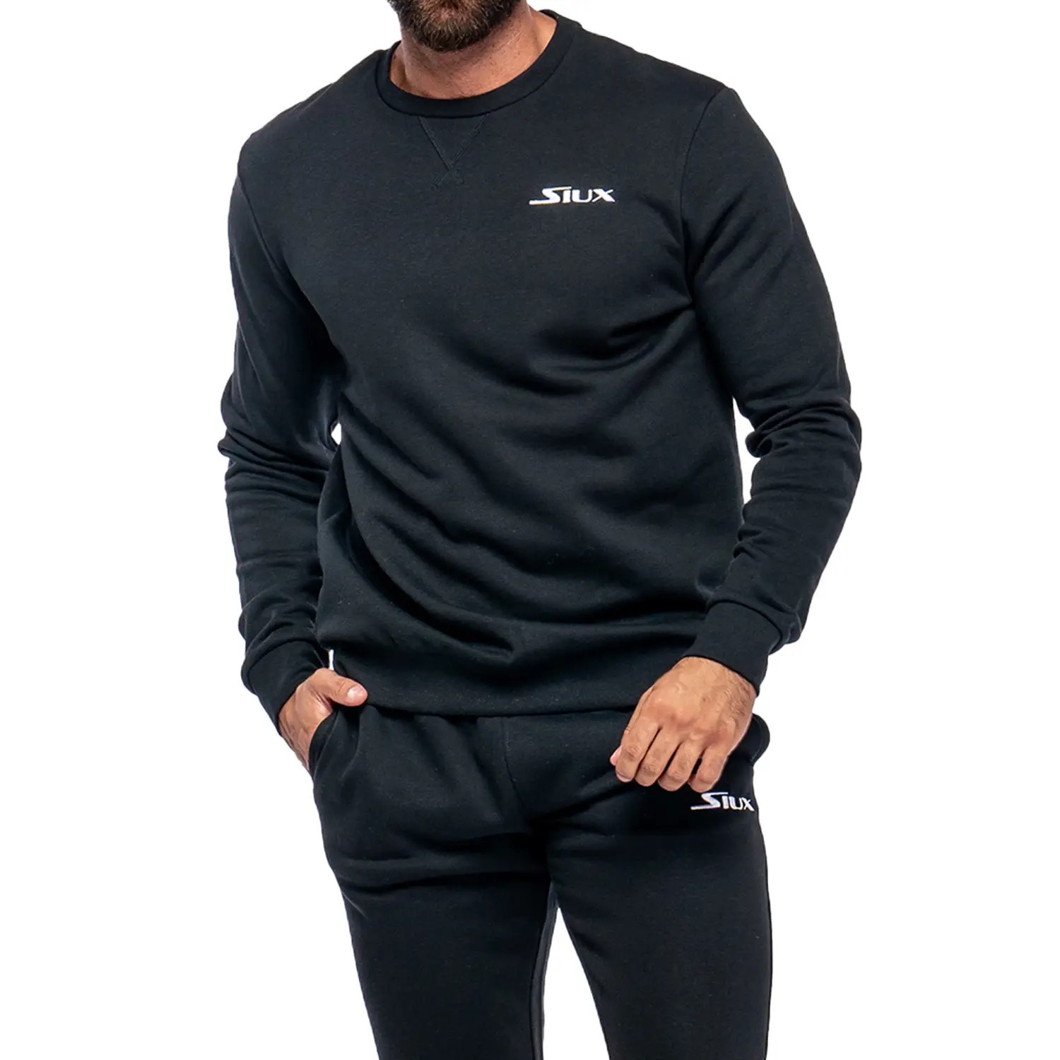 Džemperis SIUX Basic Black Hoodie SIUX Basic Black - Image 1