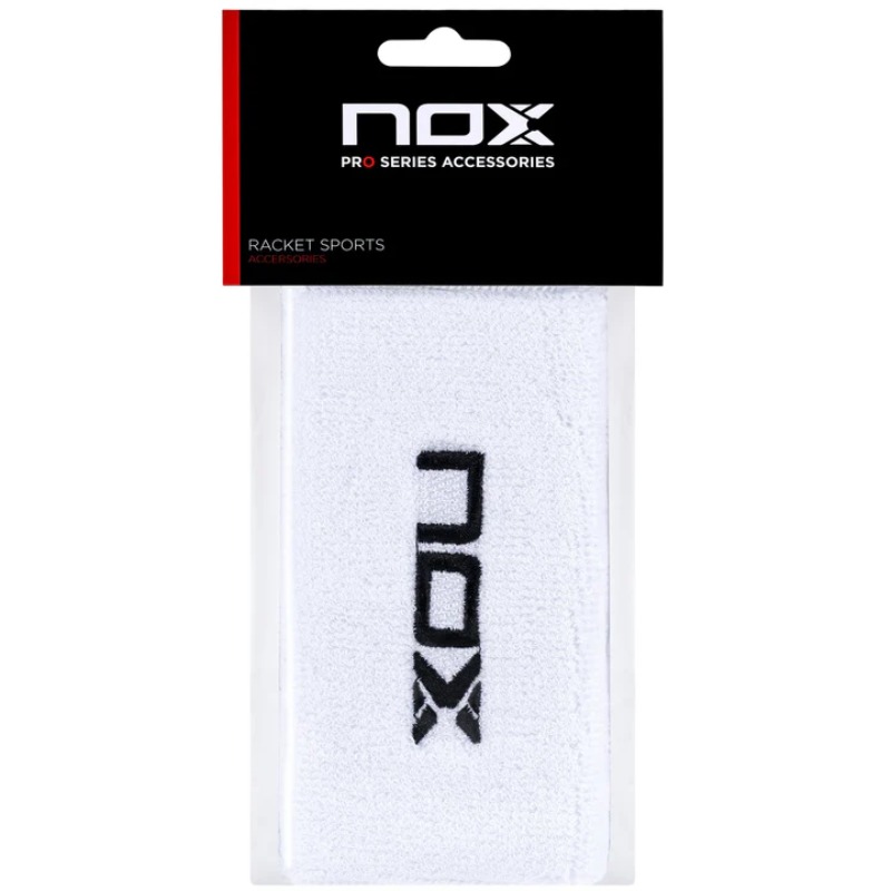 Ilgos riešinės NOX White/Black, 2 units Wristbands NOX White/Black, 2 pcs. - Image 1