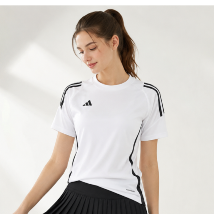 Padel T-shirt ADIDAS Tiro24 Women White