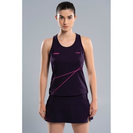 Padel T-shirt NOX Pro Blackberry