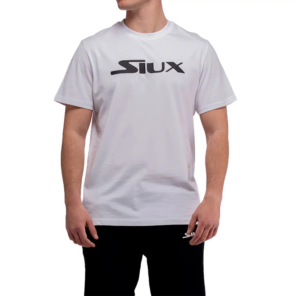 Marškinėliai SIUX Unisex Cotton White Padeli T-särk SIUX Unisex Cotton Valge - Image 1
