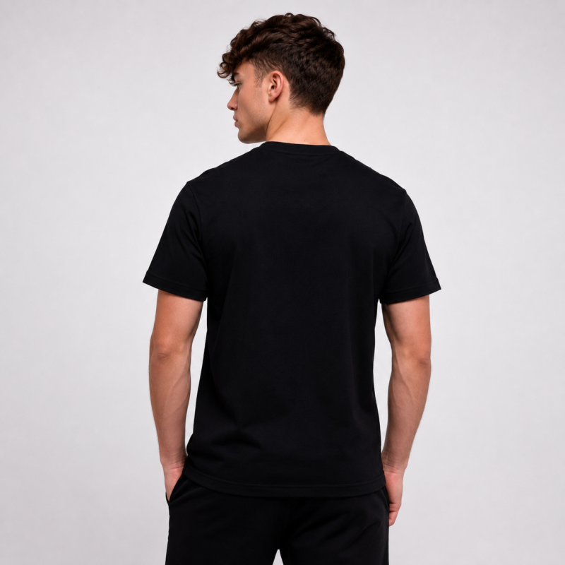 Sportiniai marškinėliai SIUX Unisex Cotton Black