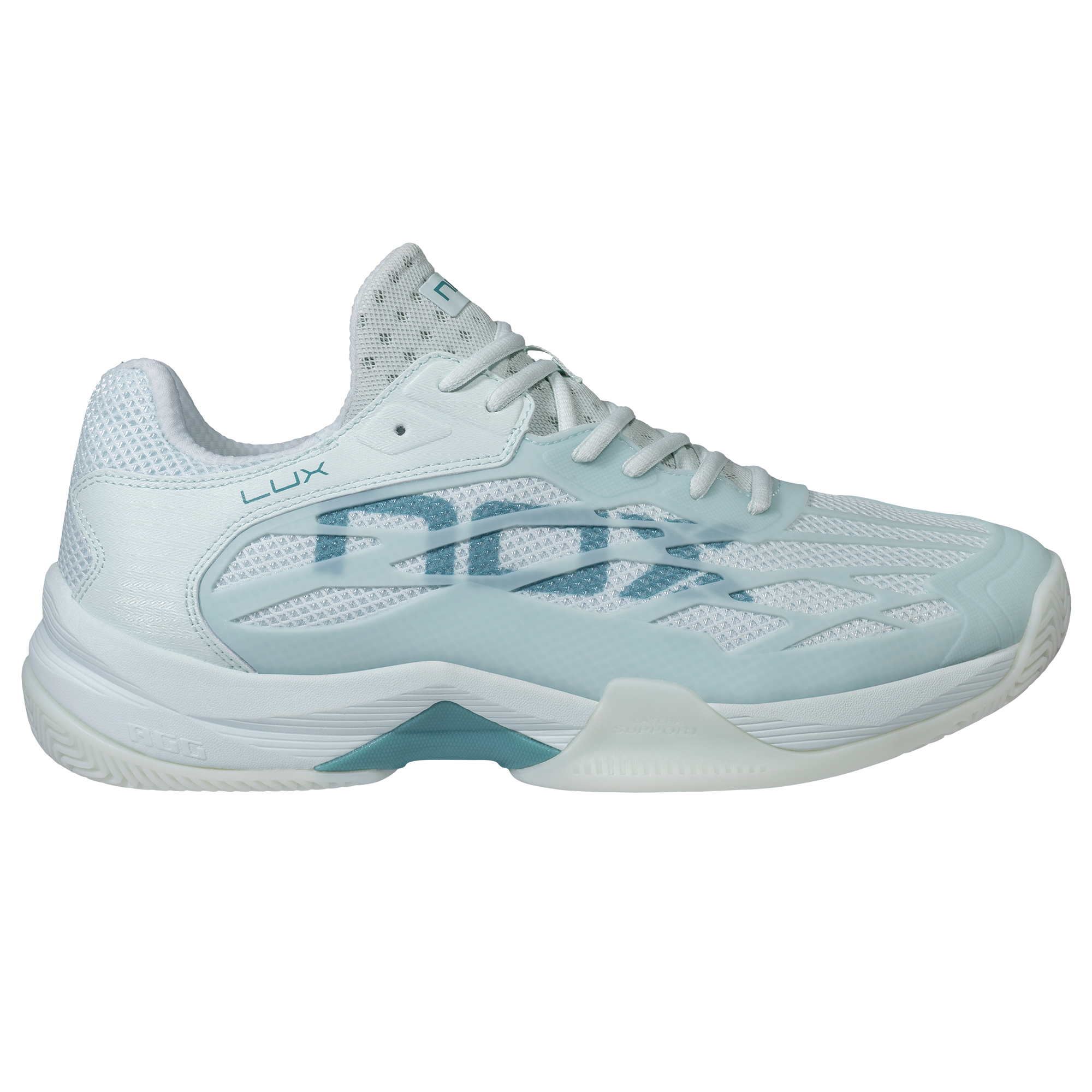 Padelio batai NOX AT10 Lux Morning Mist/Turquoise Padeļa apavi NOX AT10 Lux Morning Mist/Turquoise - Image 1
