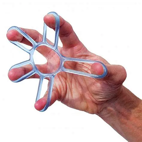Rankų treniruoklis TOURNA UNIQUE FINGERLINGS, 3 vnt