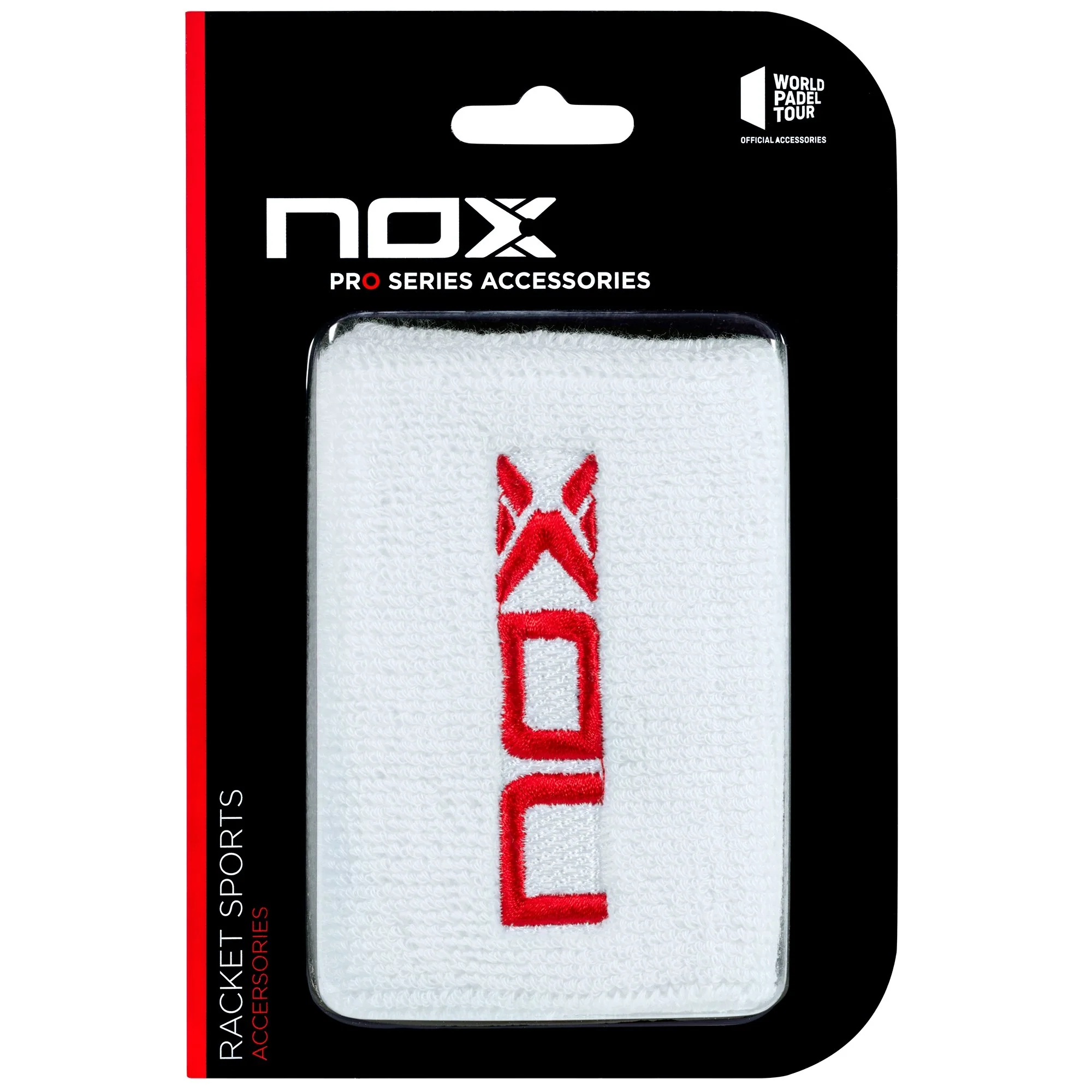 Riešinės NOX Sports balta / raudona Plaukstas apsējs NOX SPORTS balta / sarkana - Image 1